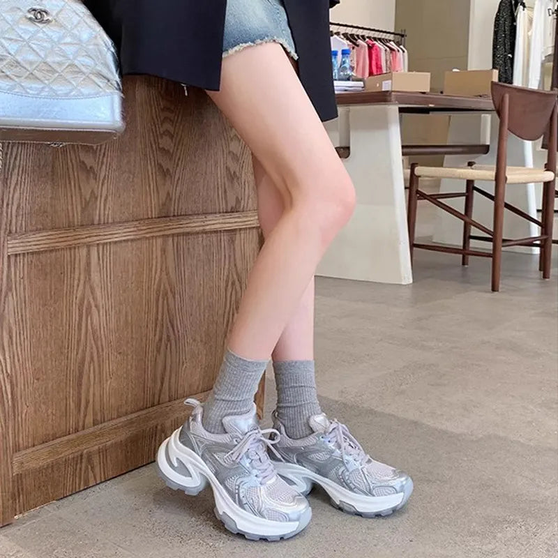 Round Toe Platform Athletic