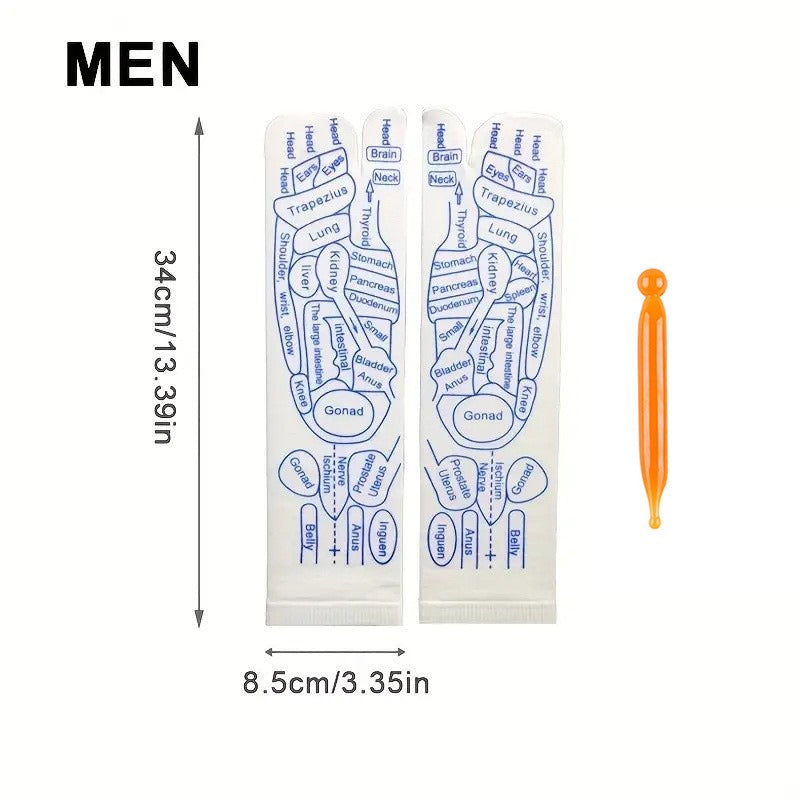 Warp socks English acupoint socks meridian socks massage socks