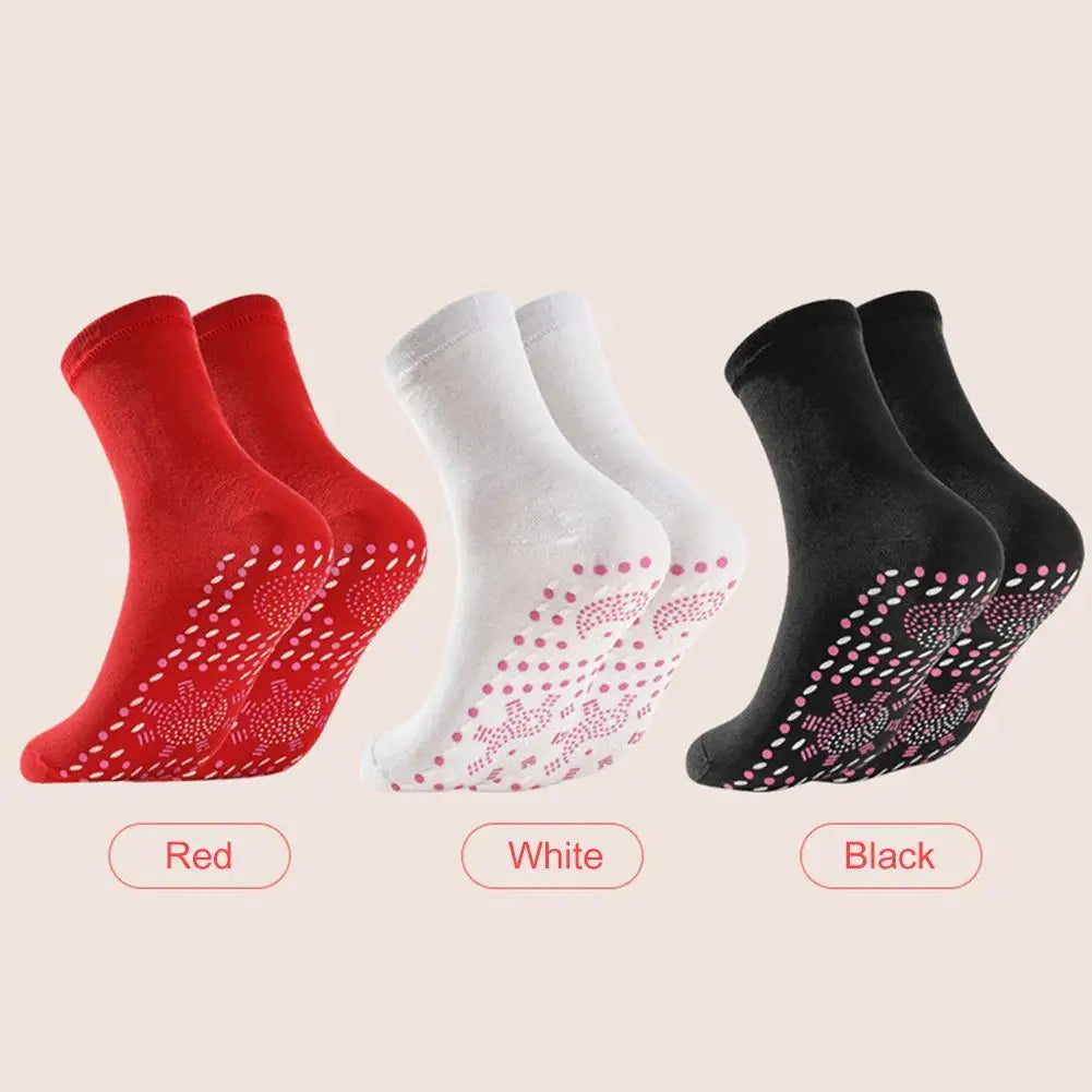 Hot socks health socks moxibustion fever Tomalin thick tube warm foot socks hot moxibustion cold proof socks mugwort