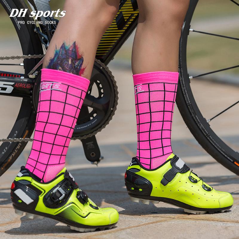 DH SPORTS Professional Riding Cycling Socks Breathable Outdoor Exercise Sports  Compression Athletic